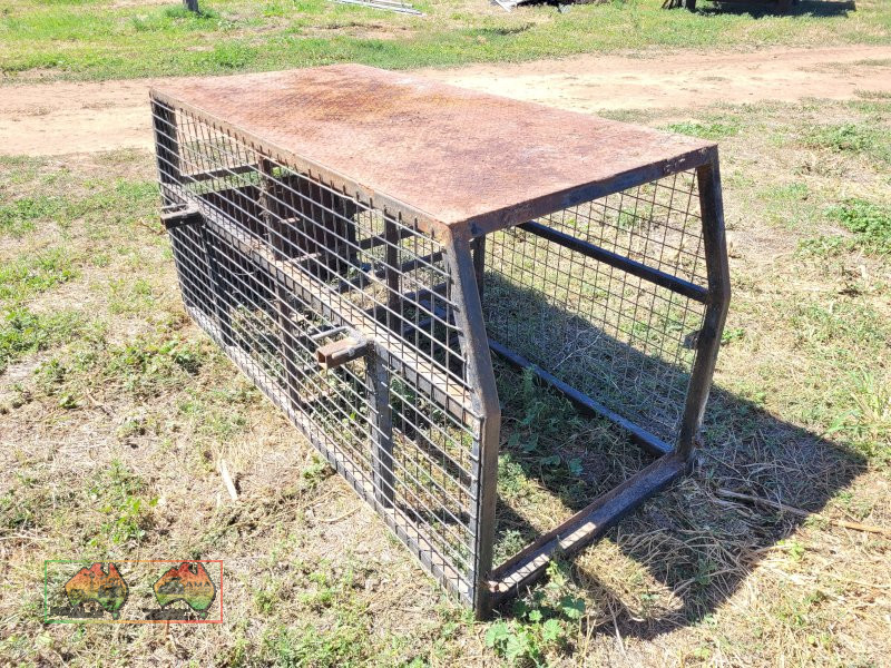 Solid Steel Dog Ute Crate