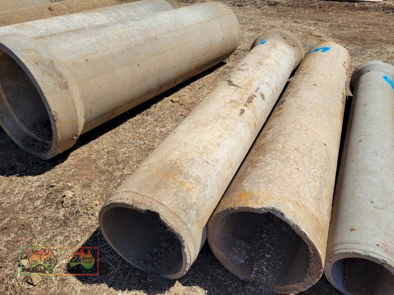 2x Concrete Pipes "E&F" (8ft x 15") - photo 3