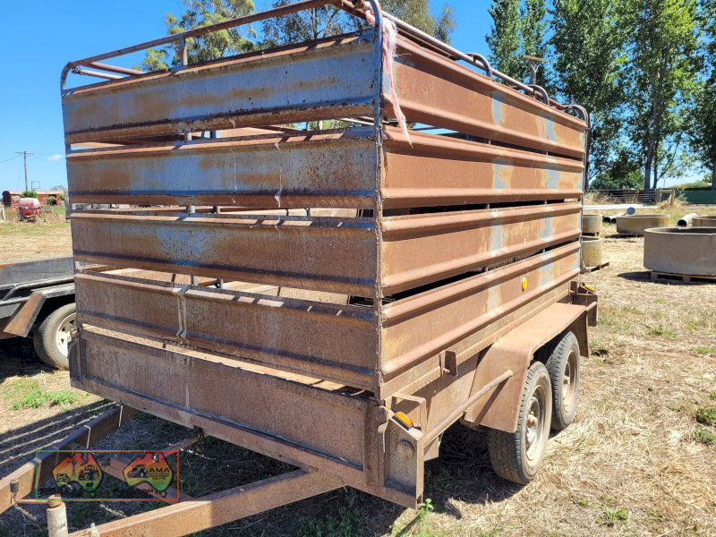 10 x 6 Tandem Trailer with Stock Crate