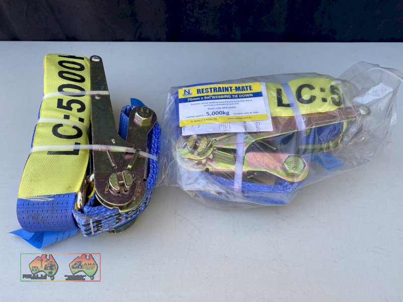 2x New 5t Rachet webbing tie downs ($/each) - photo 2