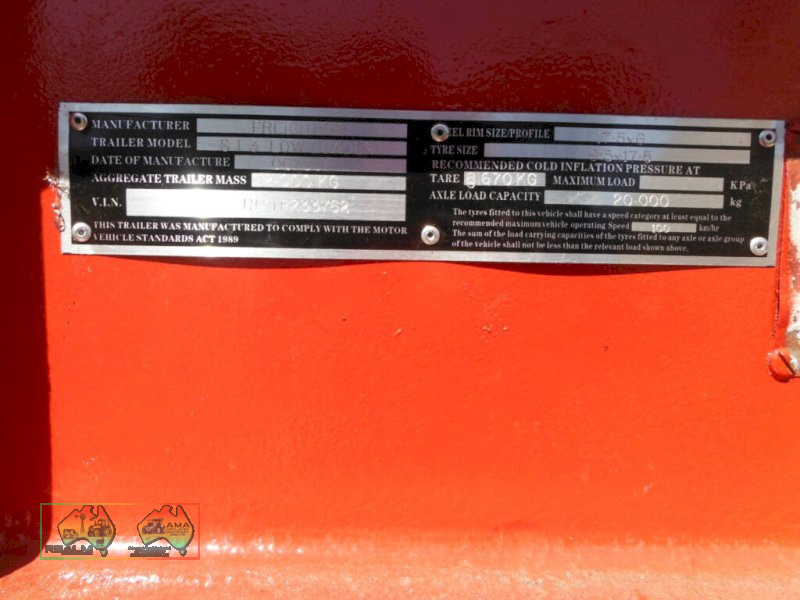 1988 Freighter Tri-axle Low Loader - photo 14