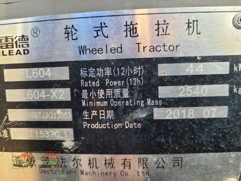 2018 Farm Lead FL604 Tractor - photo 23