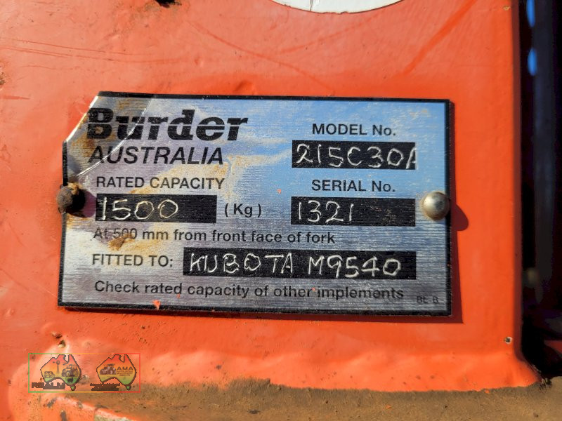 2009 Kubota M540 FWA Tractor with 1.5t Forklift Tower (REDUCED) - photo 22