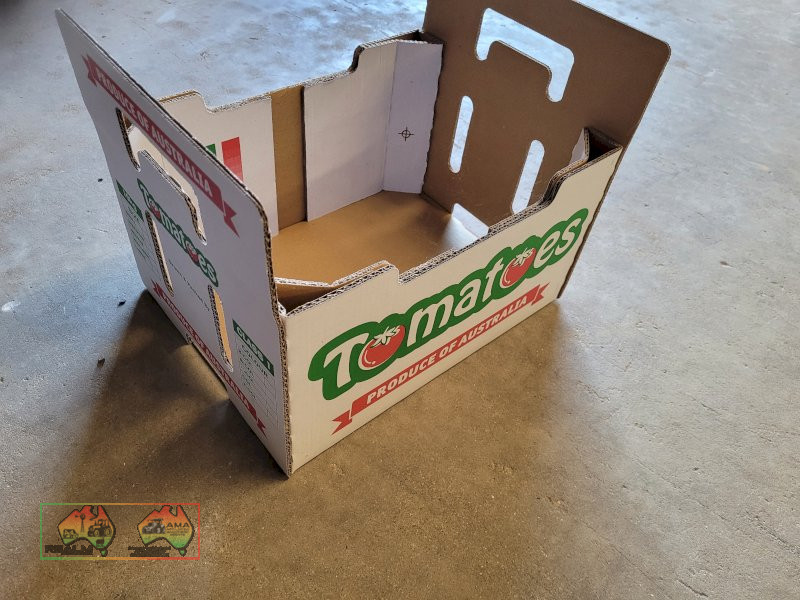 White Tomato Cardboard Fruit Boxes ($/Pallet) - photo 4