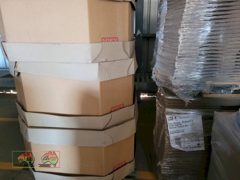Pallet of 40 ~ 550mm Tri-wall Cardboard Fruit Bins (New - Un-used)