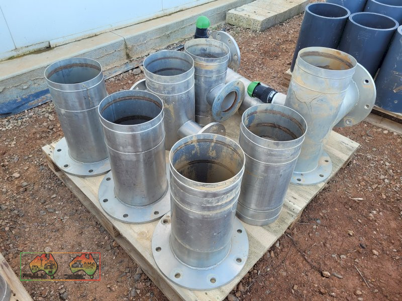 Assorted New 8" Stainless Layflat Fittings - photo 7