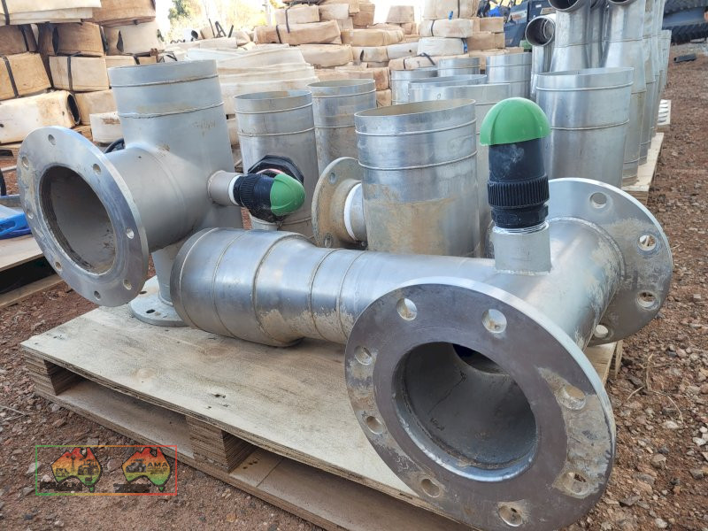 Assorted New 8" Stainless Layflat Fittings - photo 4