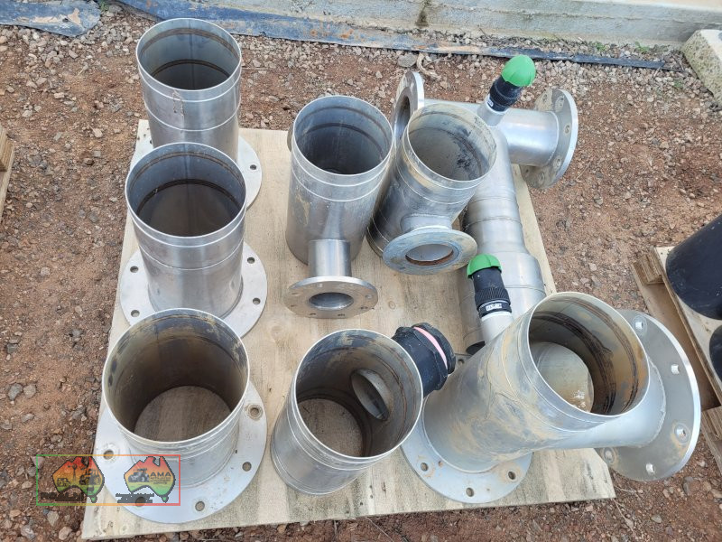 Assorted New 8" Stainless Layflat Fittings - photo 6
