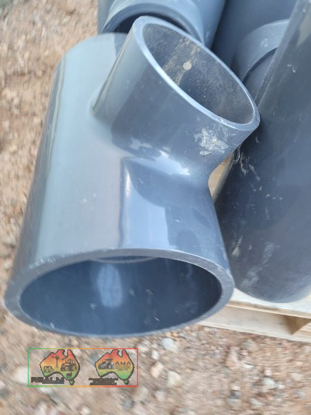 14x New PVC Mains T-Joiners (8" to 6") - photo 4