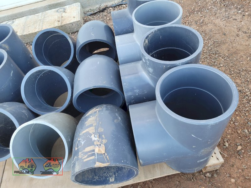 New 8" PVC Pipe Fittings