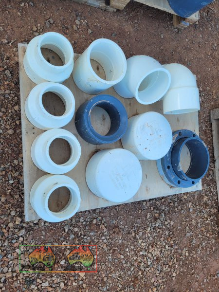 Assorted New PVC Pipe Fittings
