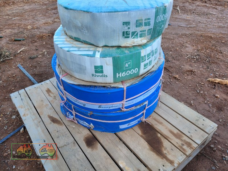 4x 100m New Rolls of 4" Layflat Irrigation Hose