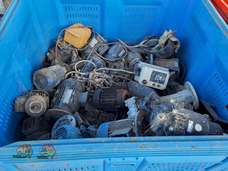 Bin of Assorted Electric Motors & Gear Reduction Boxes. - photo 3