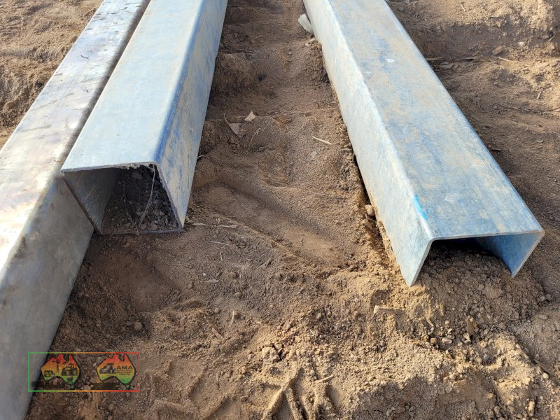 3x 9ft Lengths of Galv. RHS