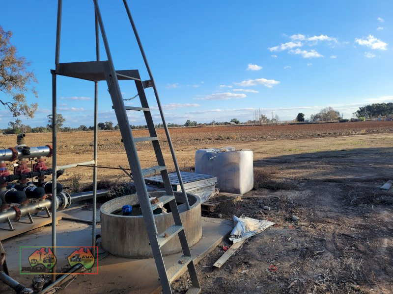 Galvanised Fuel Bowser Ladder