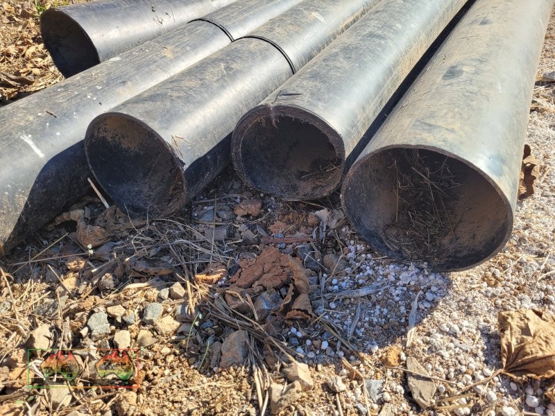 5x 6" Black Poly Pipe - photo 3