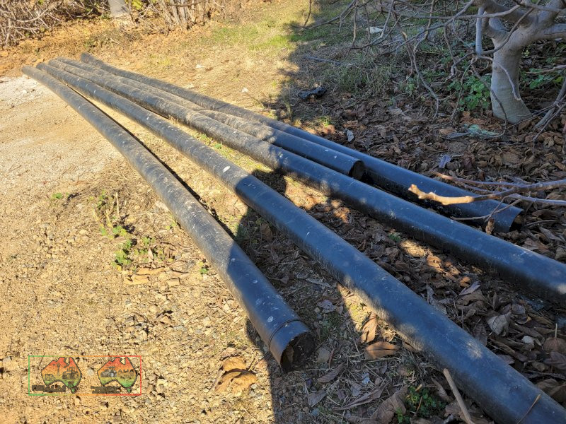 5x 6" Black Poly Pipe - photo 2