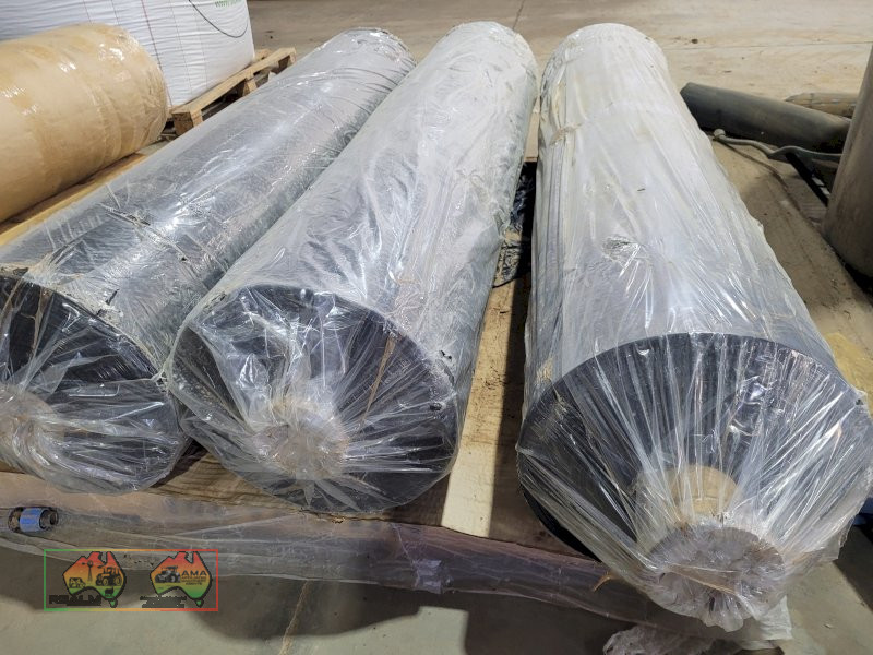 3x 3,000m Rolls of New 4'6" Black Plastic Film