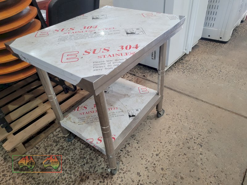 New S/steel Trolley Table