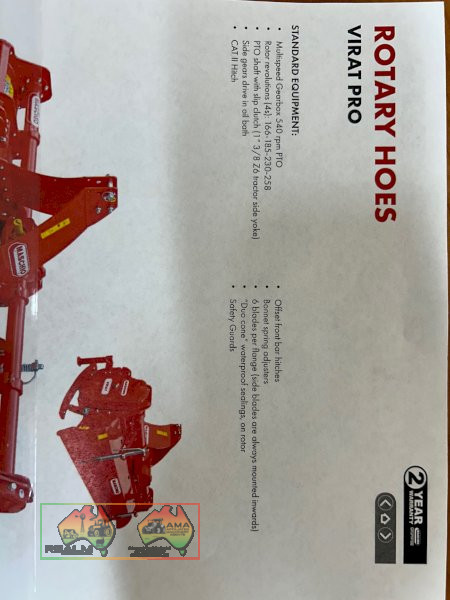 ( NEW )  - Maschio Virat rotary hoe 2 mt cut - photo 8