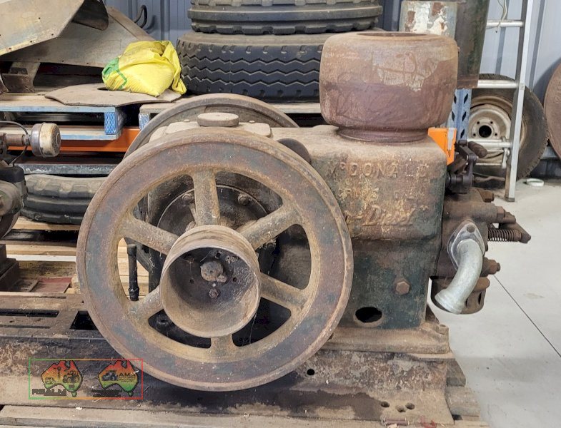 1932 McDonald Imperial Super Diesel Engine