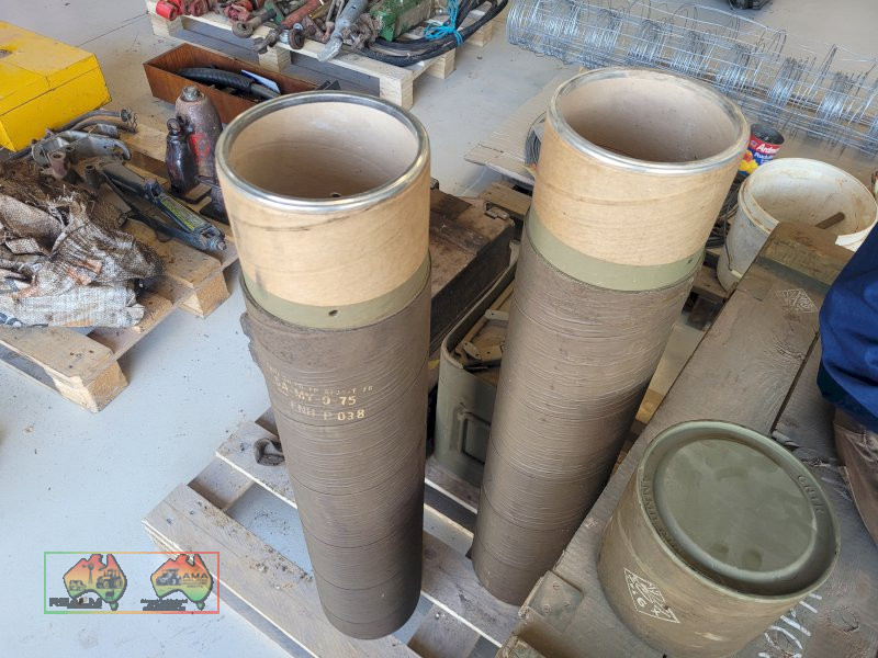 2x Army Ammo Storage Cylinders
