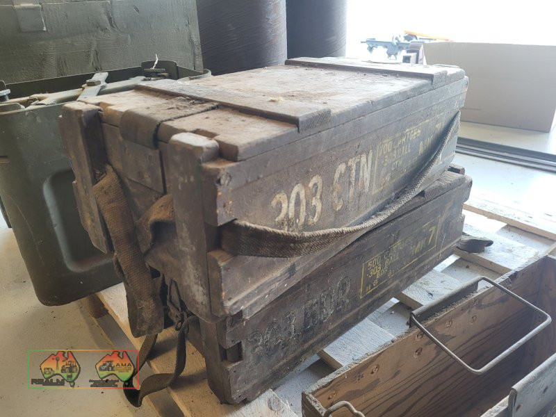 3x Army 303 Ammo Boxes