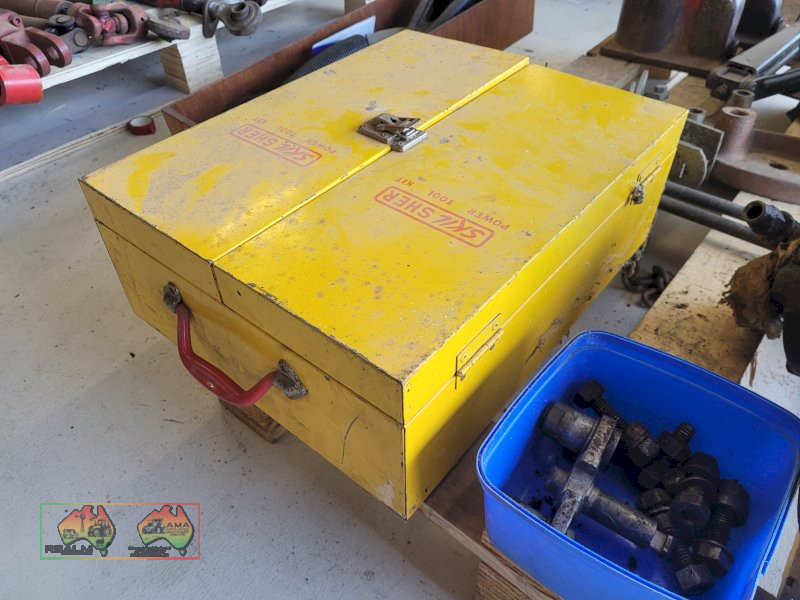 Yellow Tin of Nails & Sundries