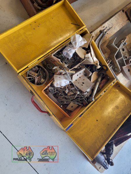 Yellow Tin of Nails & Sundries - photo 3