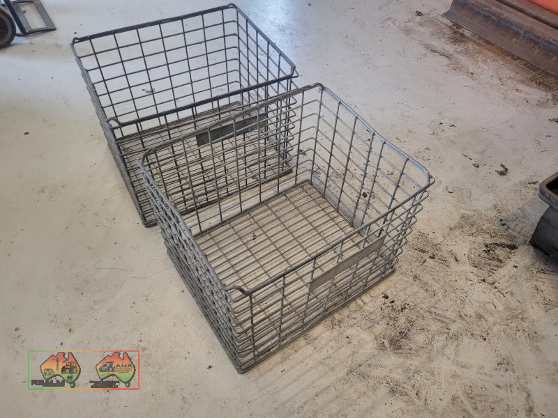 2x Steel Storage Crates