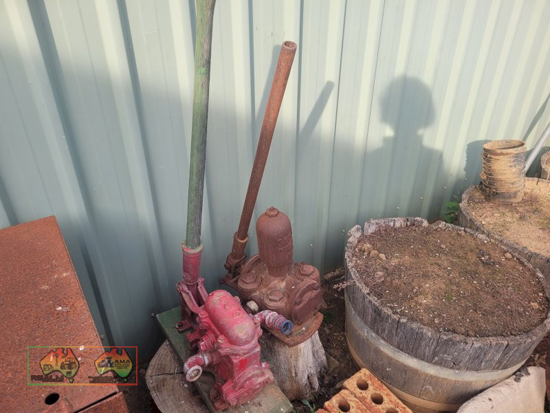 Antique Hand Water Pump (Not Seized) - Red one only - photo 3