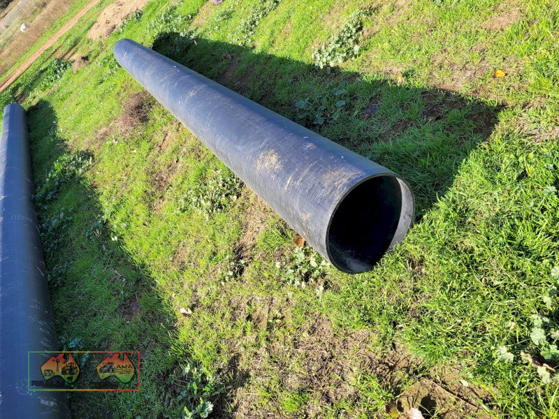 New Black Poly Pipe (5.8m x 15")