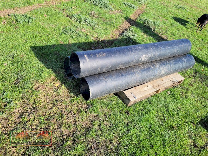 3x Black Poly Pipes (6ft x 8") - photo 3