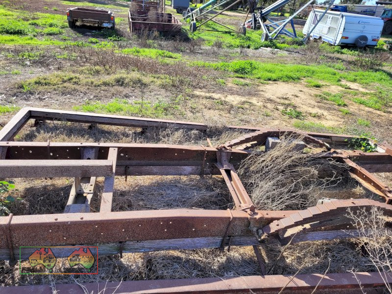 Old Steel Truck Tray Frame & Chassis