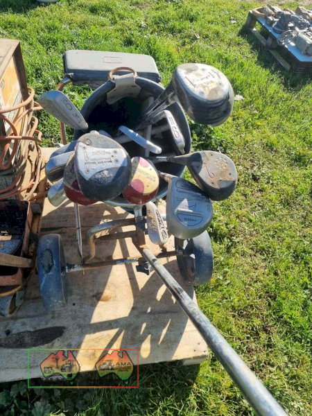 Golf Cart & Clubs - photo 1