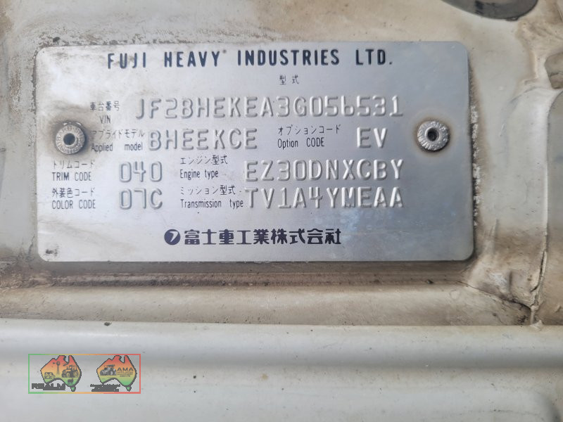 2002 Subaru Outback H6.3 (Kyabram Vic) - photo 21
