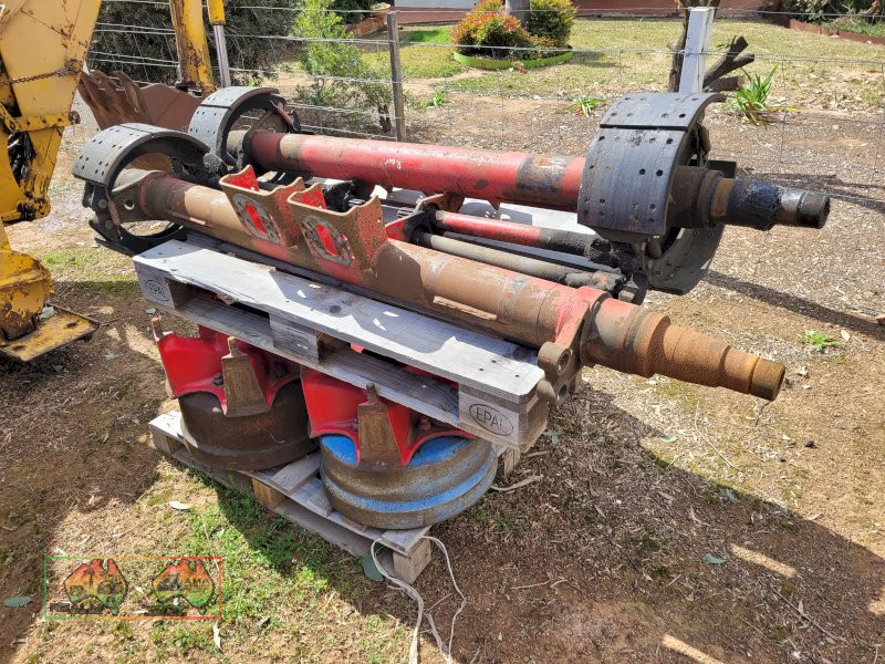 2x Truck Tracker Axles with 4 Spider Rims and Brakes  (Kyabram Vic.)