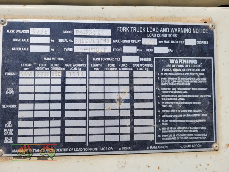 Nissan 20 Forklift  (Kyabram Vic.) - photo 11