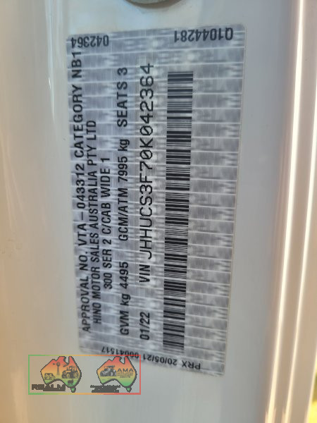 2022 (New) Hino 300-616 Series 2 Cab-Chassis - photo 14