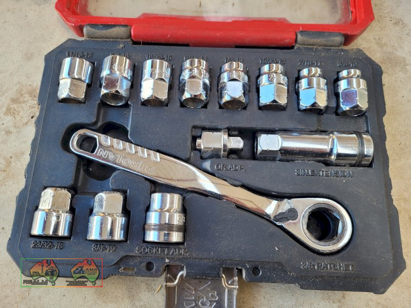 New Trojan Rachet 'Lock-Nut' Socket Set (Kyabram Vic.)