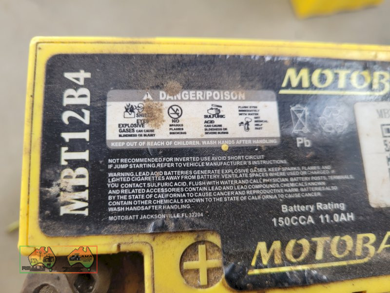 Motobatt 150cca Motorcycle Battery MBT12B4 (Kyabram Vic.) - photo 2
