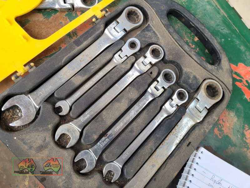 Metric Open End Ratchet Ring Spanners (Kyabram Vic.)