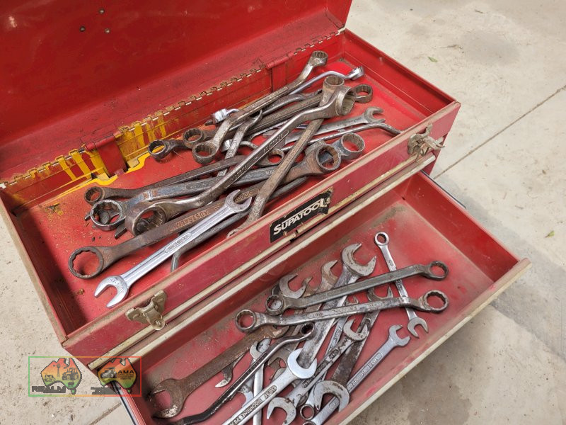 Jim Beam Toolbox Sidchrome Spanners, Mainly Imperial (Kyabram Vic.) - photo 4