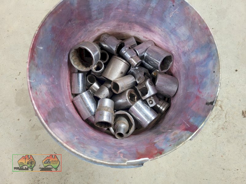 Bucket of 1/2 Drive Imperial Sockets (Kyabram Vic.)
