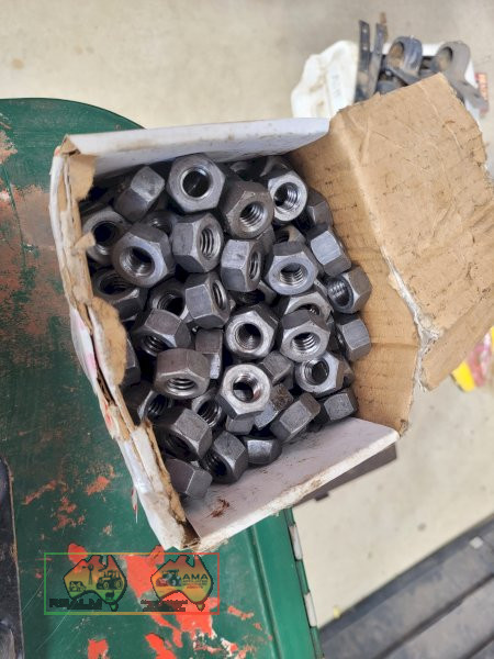 Box of 200 Plough Bolt Nuts (Kyabram Vic.)