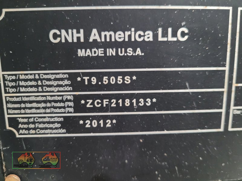 2012 New Holland T9.505s Tractor - photo 30