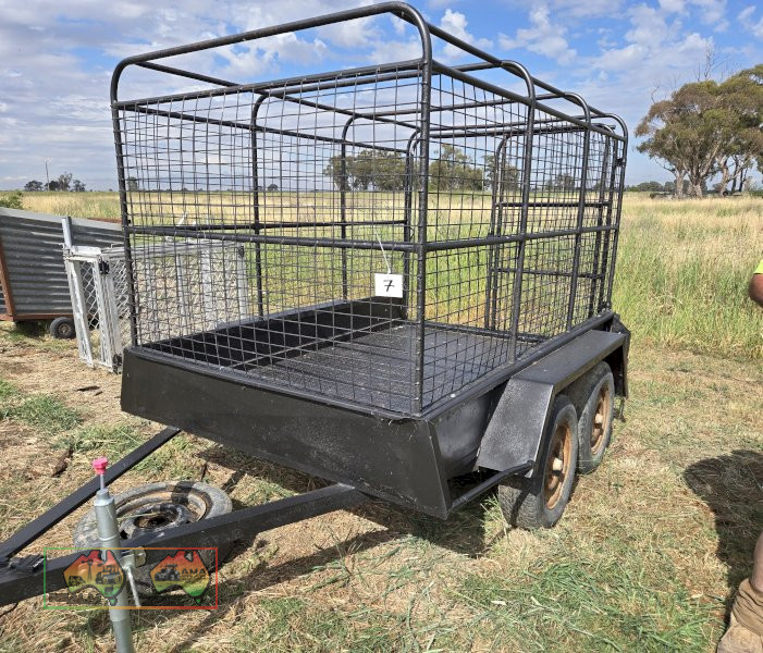8x5 Tandem Trailer with Crate - photo 2