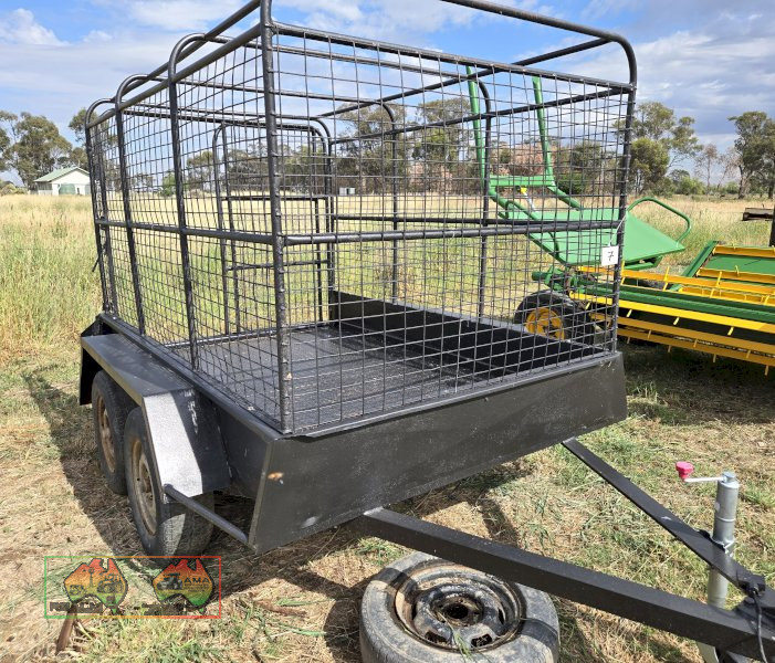 8x5 Tandem Trailer with Crate - photo 5