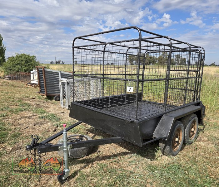 8x5 Tandem Trailer with Crate