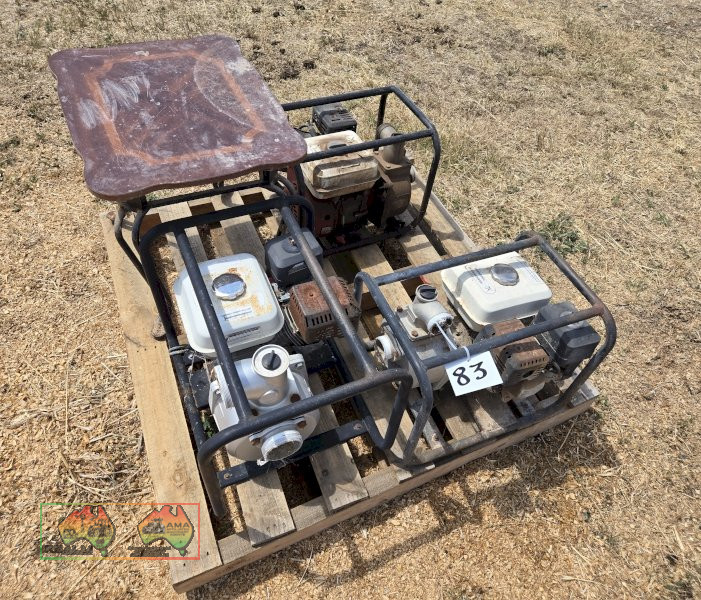 Pallet with 3x Petrol Water Pumps - photo 4